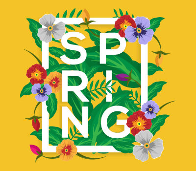 Free-Floral-Spring-Illustration-Vector-with-Pansy-Flowers